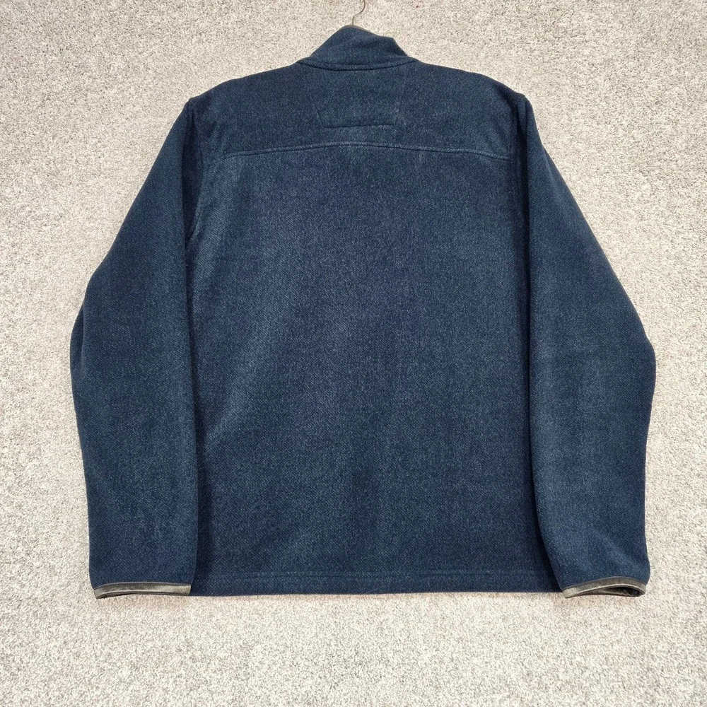 Carhartt Dalton Fleece Jacket Mens Medium blue 1/2‎ zip 103831-981